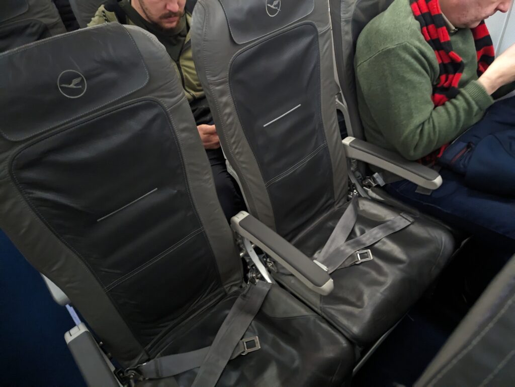 Lufthansa A321 Economy Cabin Seats