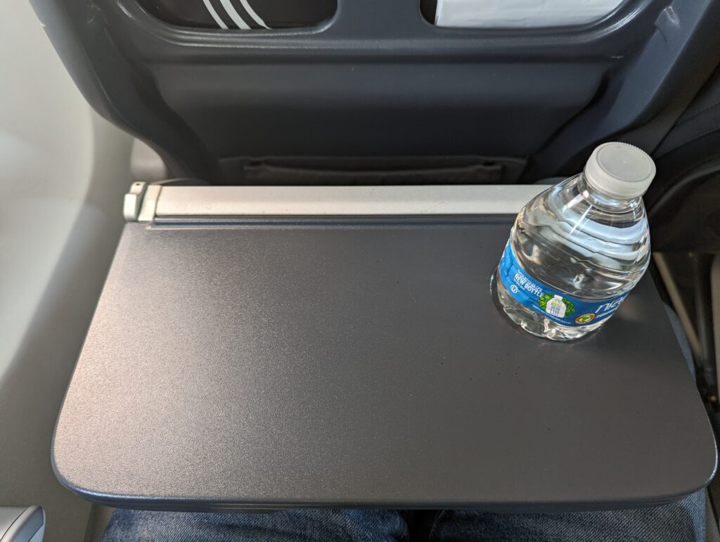 Silver Airways ATR42 Tray Table
