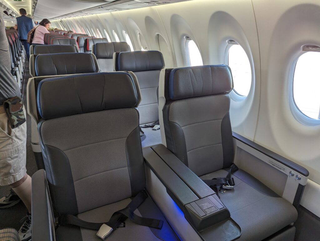 Breeze Airways A220-300 Ascent First Class Cabin