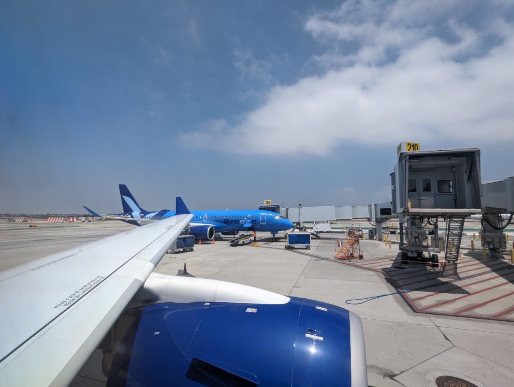 Breeze A220 Economy Cabin Window View