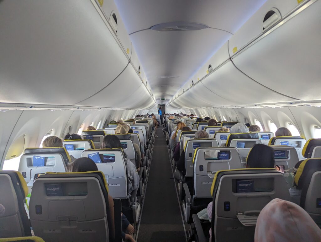 Breeze A220 Cabin In Flight