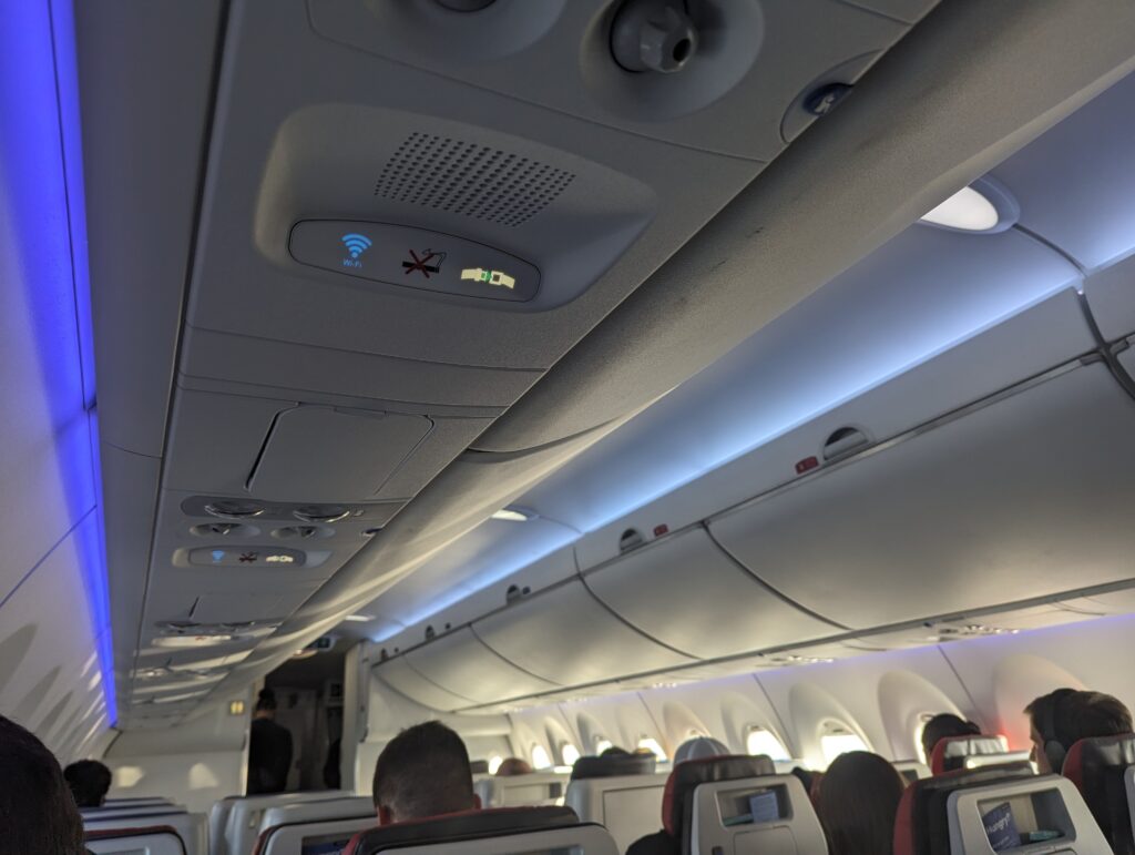 Breeze A220 Cabin In Flight