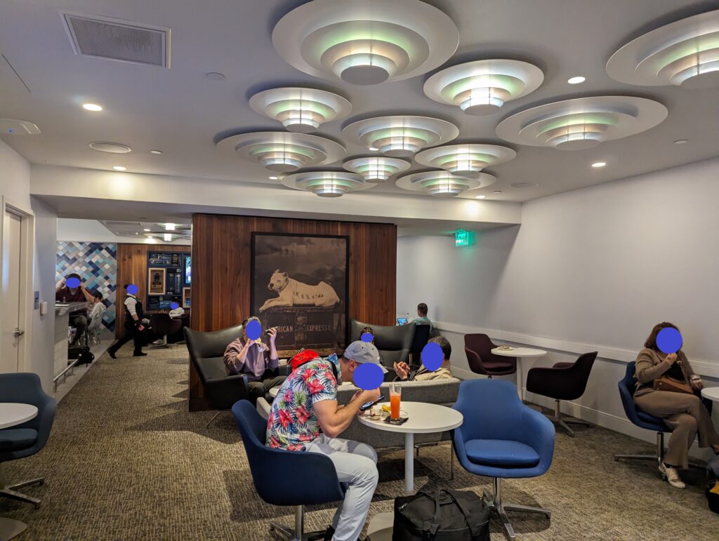 LAX American Express Centurion Lounge Space