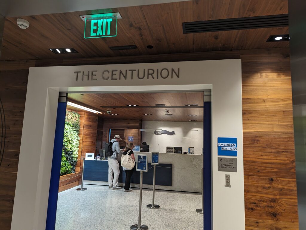 LAX American Express Centurion Front Desk
