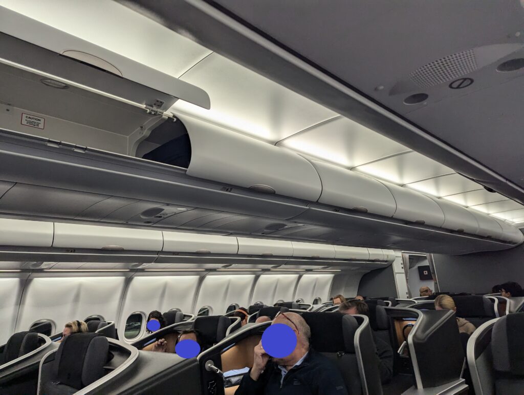 SAS A330-300 Business Class Cabin