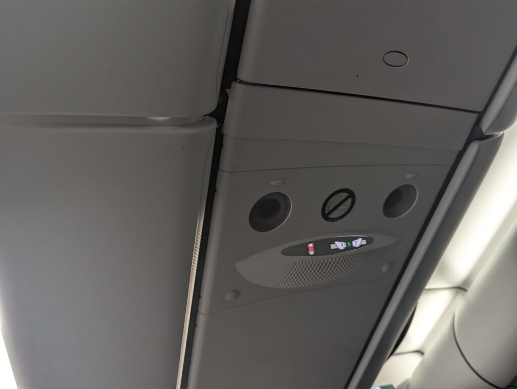 SAS A330-300 Business Class Overhead Panel