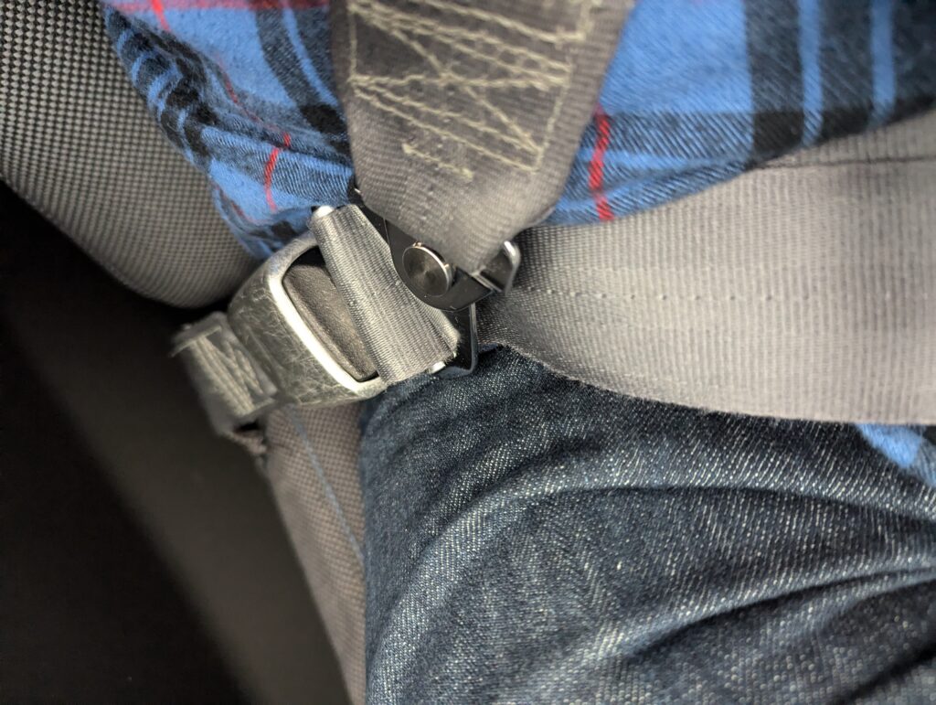 SAS A330-300 Business Class Seatbelt