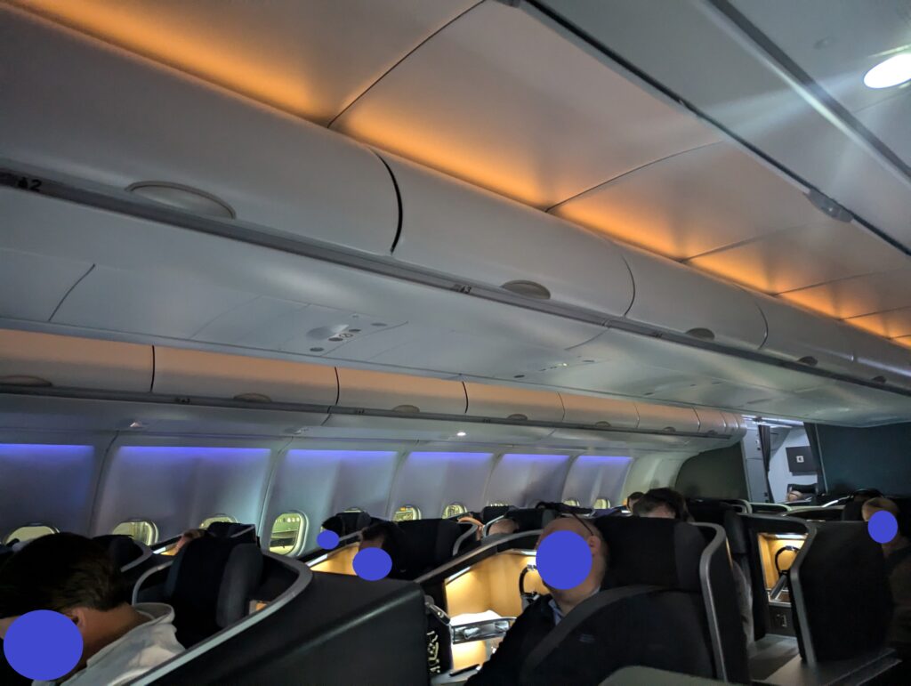 SAS A330-300 Business Class Cabin