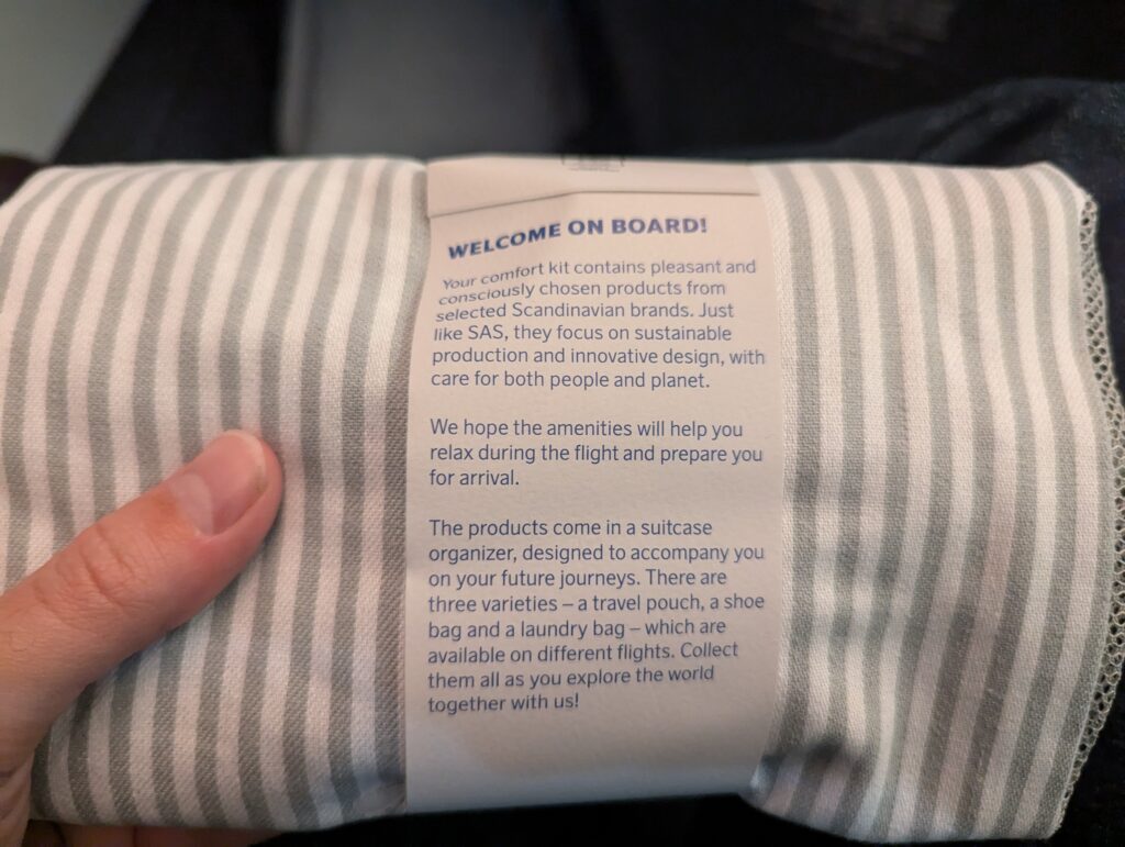 SAS A330-300 Business Class Amenity Kit