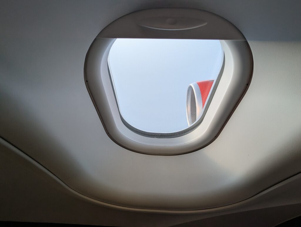 SAS A330-300 Business Class Lavatory Window