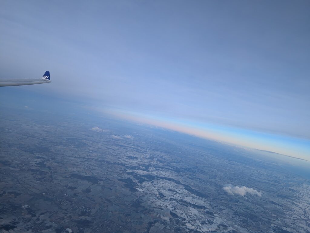 SAS A330-300 Business Class  Window View Landing