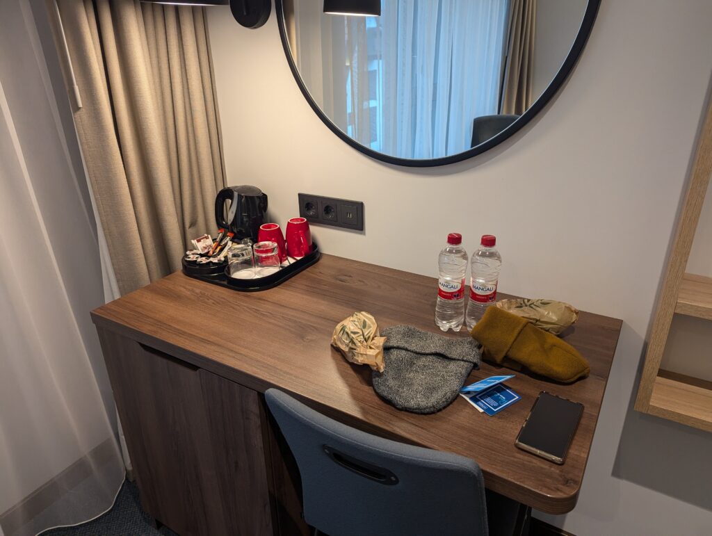 Hilton Garden Inn Riga King Bedroom Desk