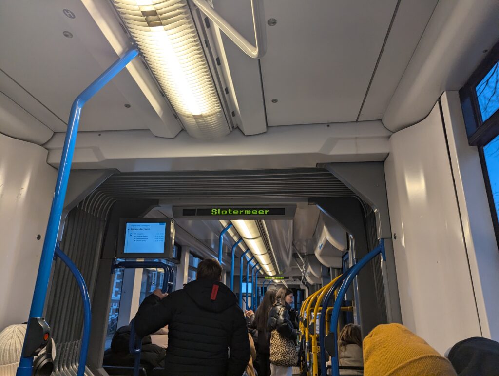 Onboard Amsterdam Tram
