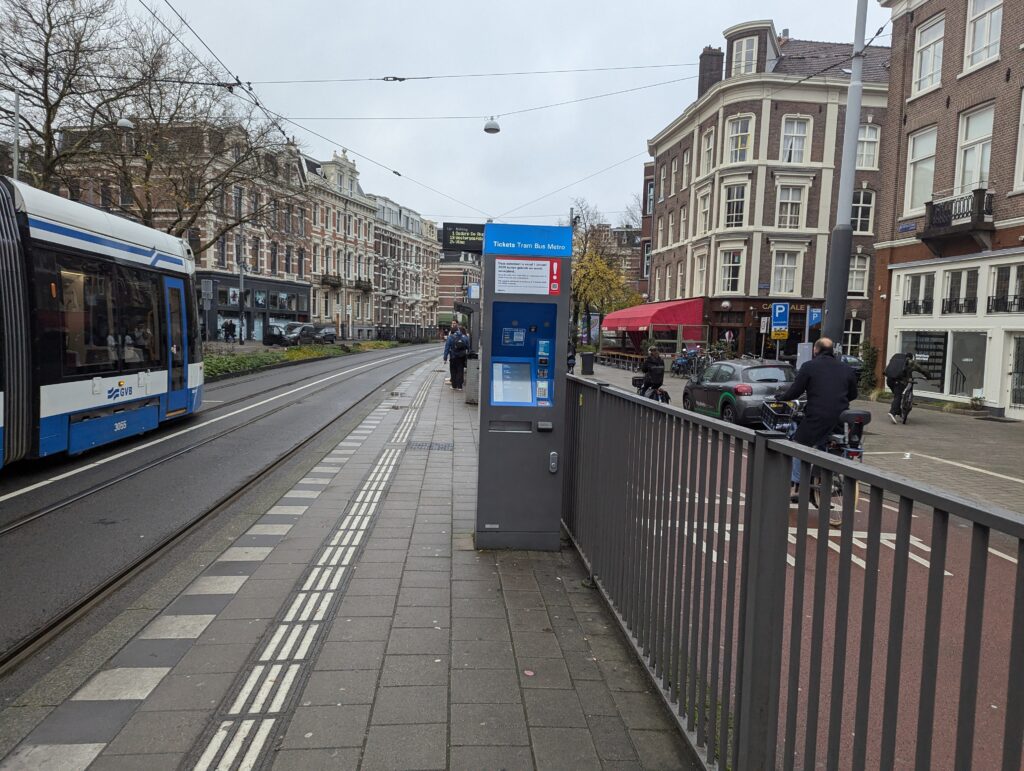 Amsterdam Tram Ticket Machine