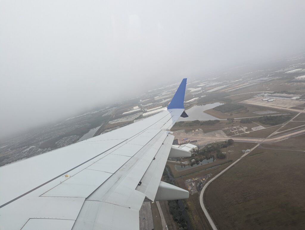United Airlines 737 Max 8 MCO Takeoff