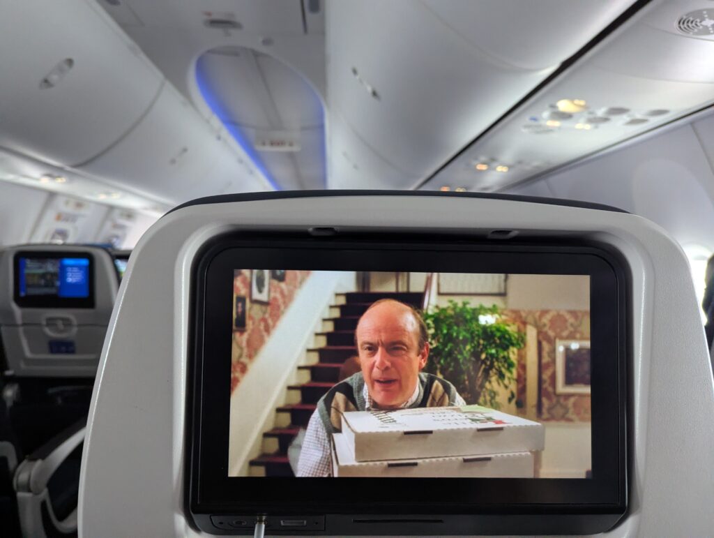 United Airlines 737 Max 8 Economy In Flight