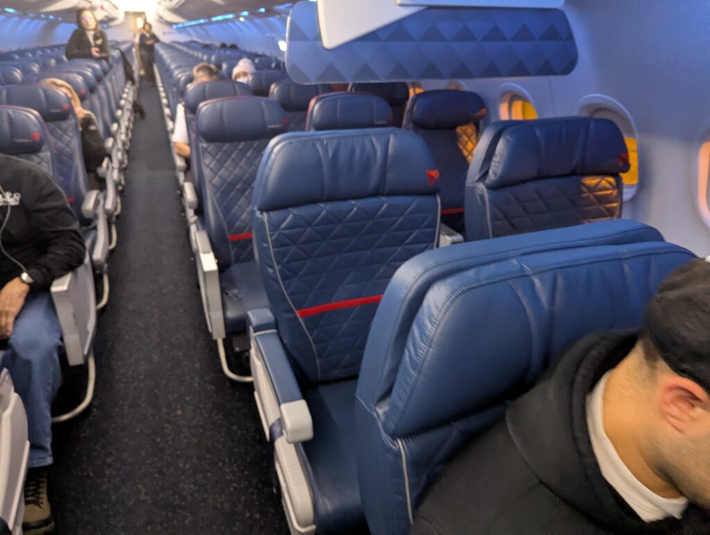 Delta A320 First Class Seats