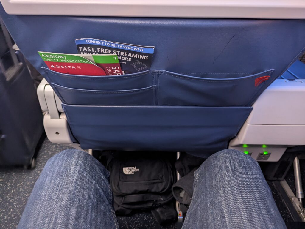 Delta A320 First Class Seats Leg Room