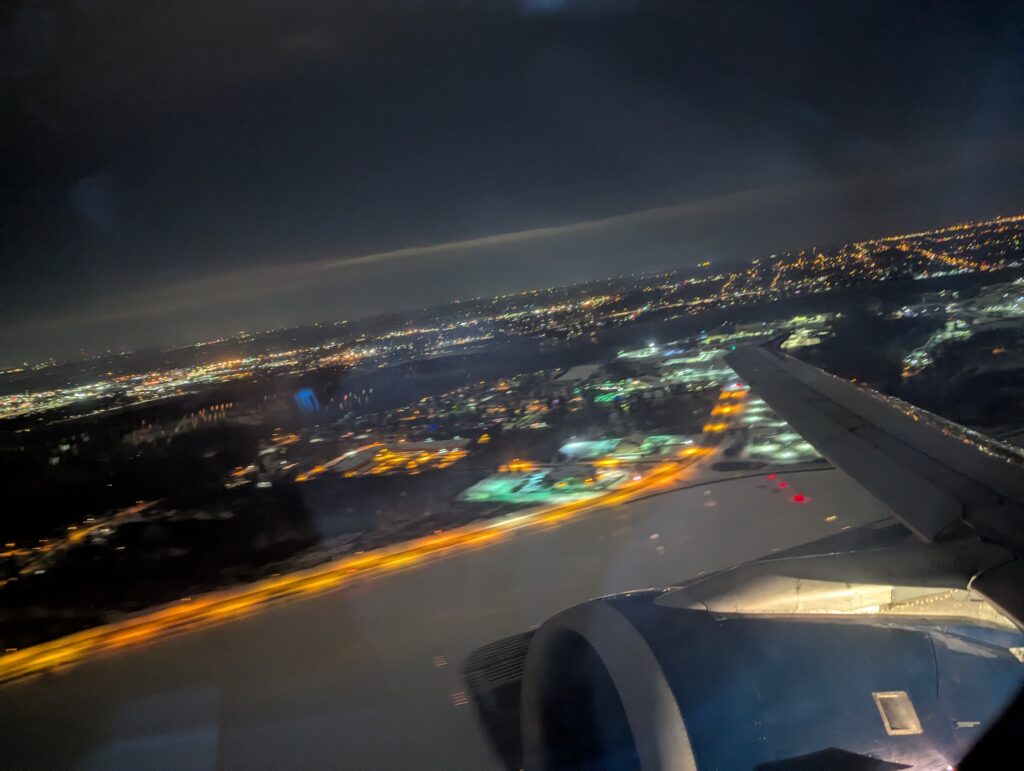 Delta A320 First Class Takeoff