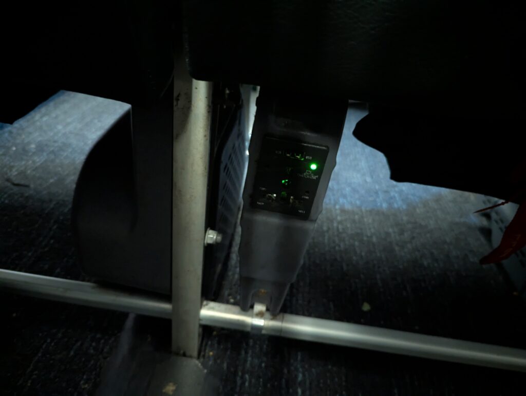 JetBlue A321 Economy In seat charging