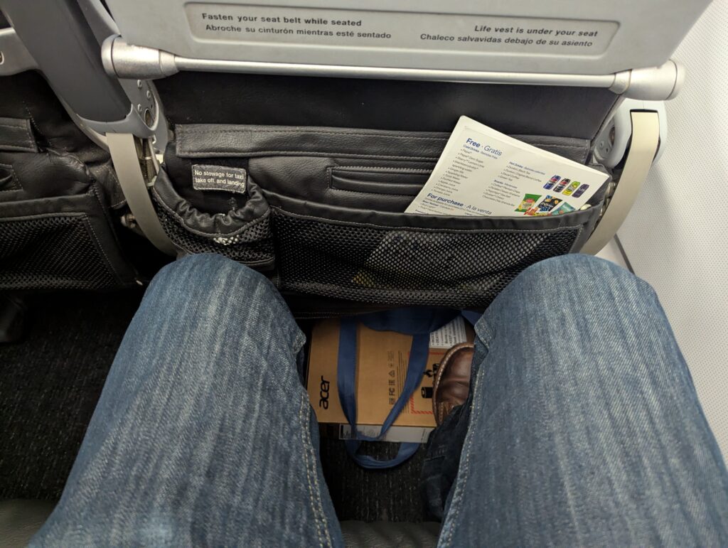 JetBlue A321 Economy Legroom