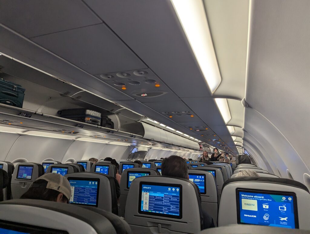 JetBlue A321 Economy Cabin