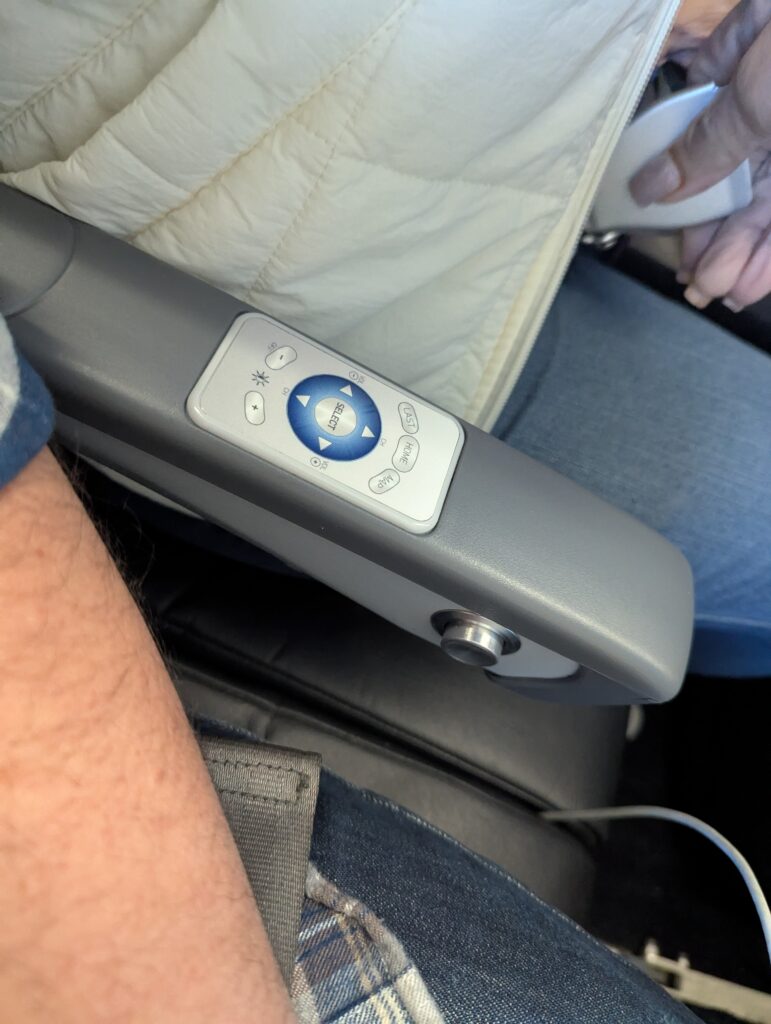 JetBlue A321 In Seat Entertainment Remote