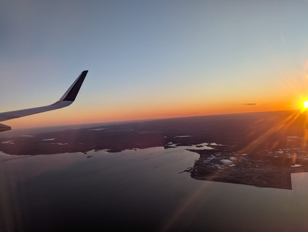 JetBlue A321 In Flight Window View