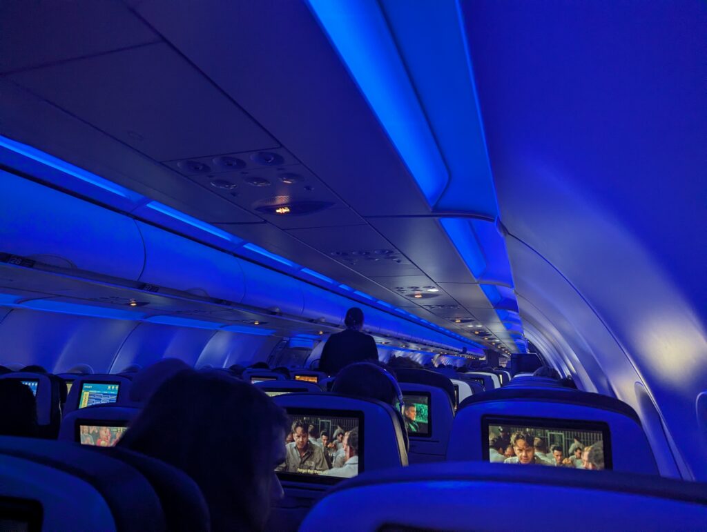 JetBlue A321 Cabin In Flight