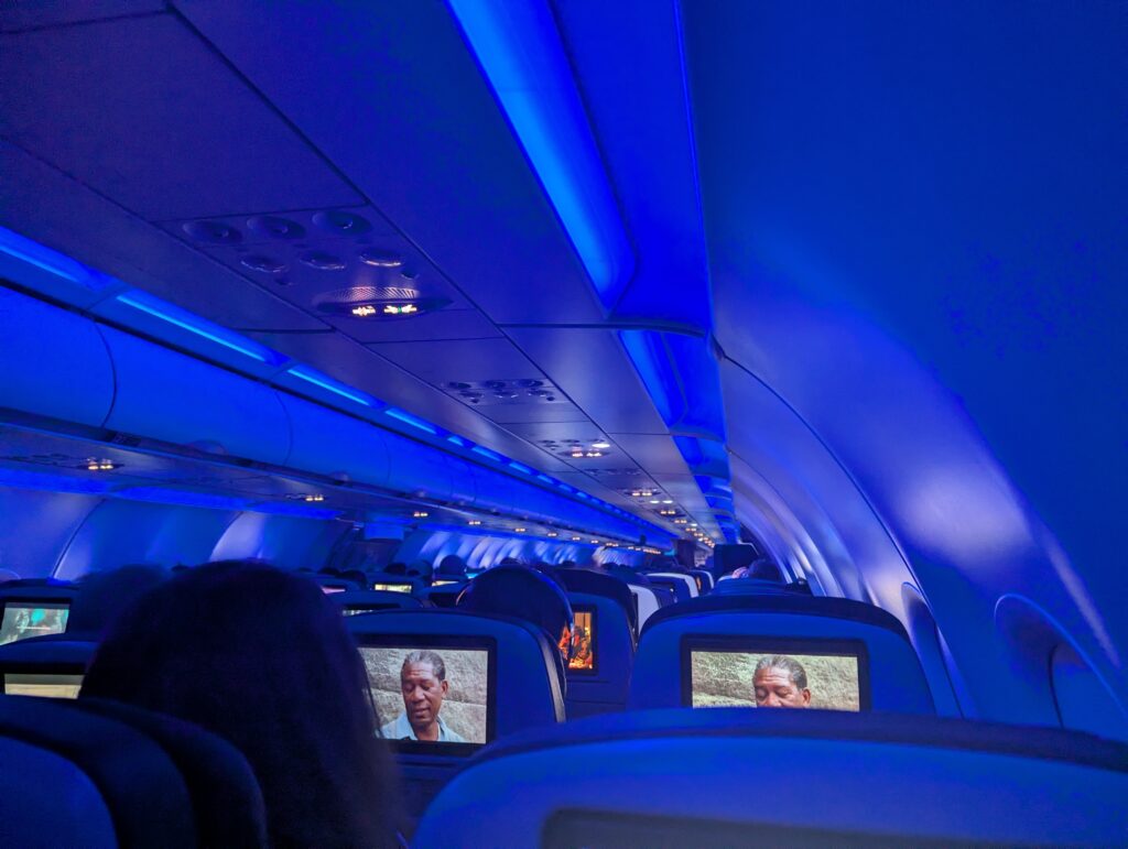 JetBlue A321 Cabin In Flight
