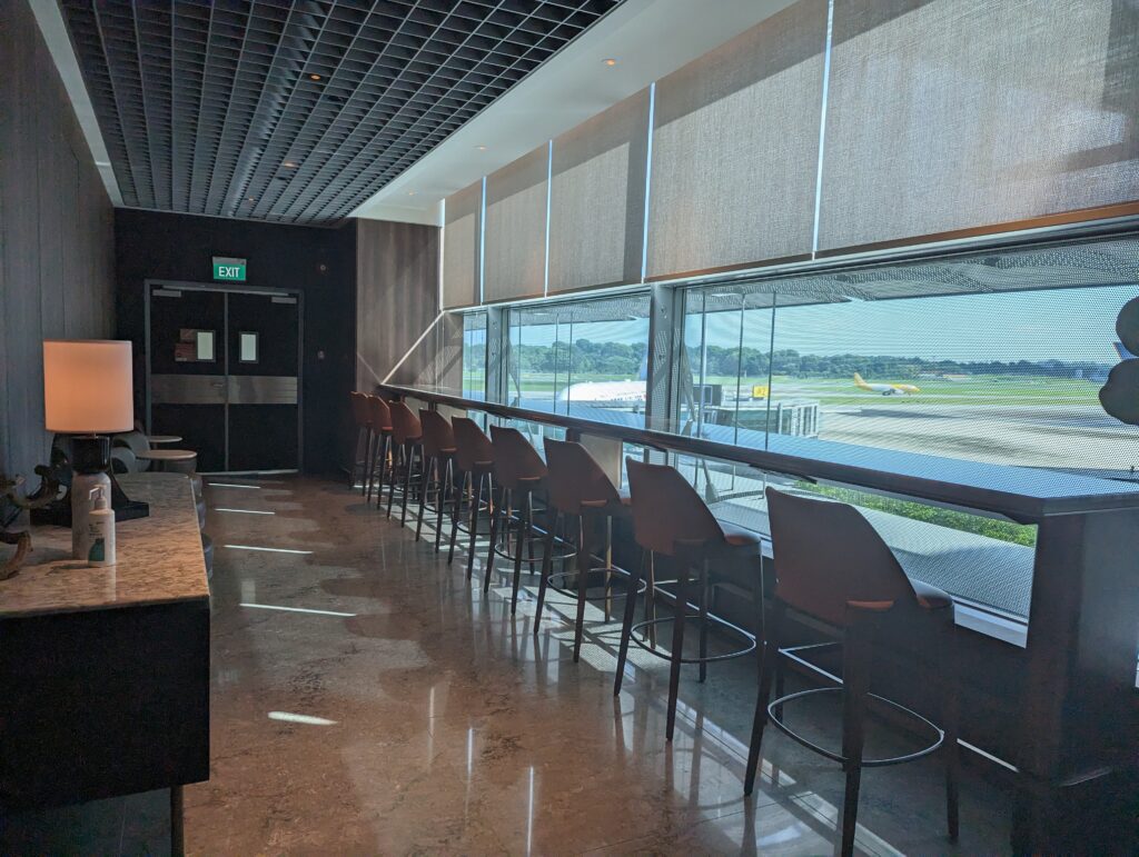 Singapore Airlines SilverKris Business Class Lounge Changi Terminal 3 Seating