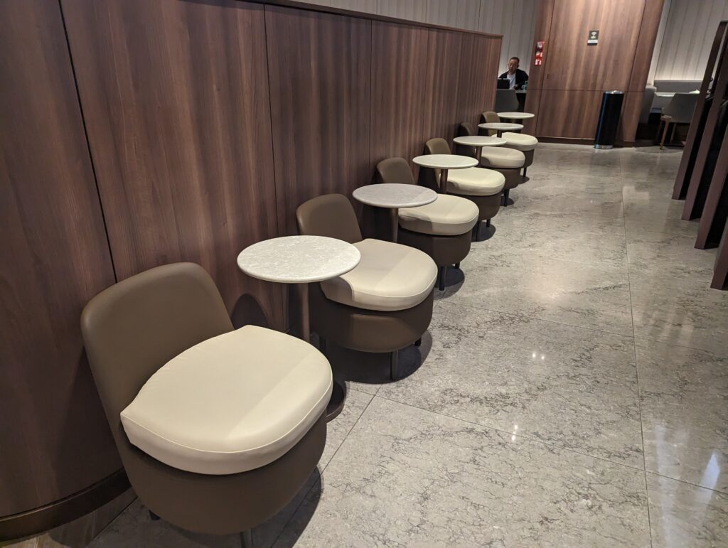 Singapore Airlines SilverKris Business Class Lounge Changi Terminal 3 Seating