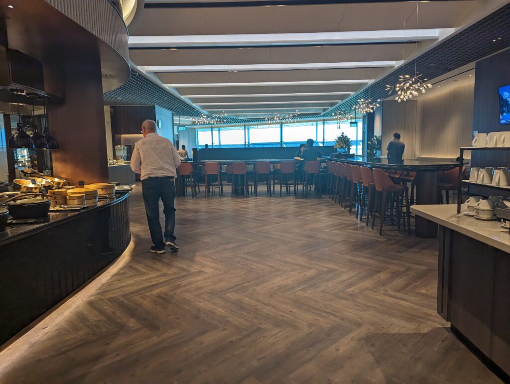 Singapore Airlines SilverKris Business Class Lounge Changi Terminal 3 Seating