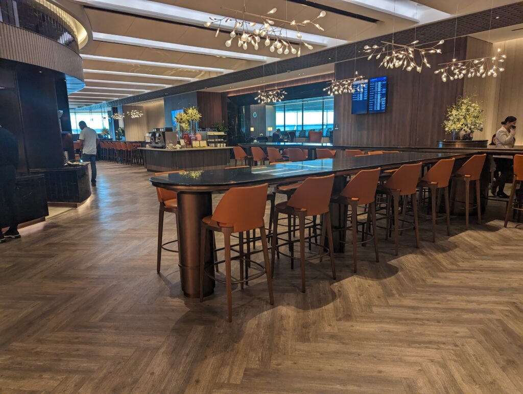 Singapore Airlines SilverKris Business Class Lounge Changi Terminal 3 Seating Area