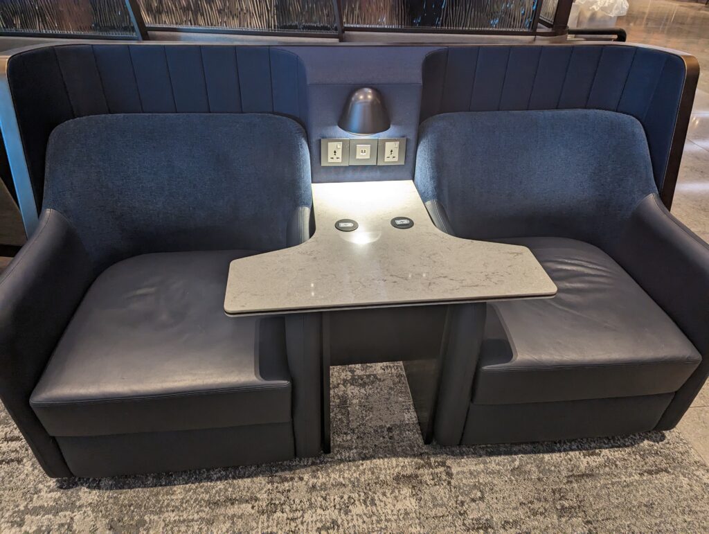 Singapore Airlines SilverKris Business Class Lounge Changi Terminal 3 Seating