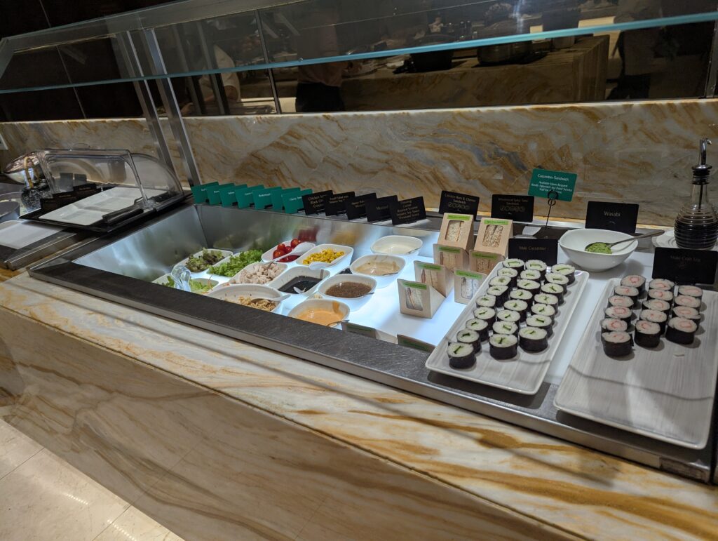 SilverKris Lounge Changi Terminal 2 Lounge Buffet 