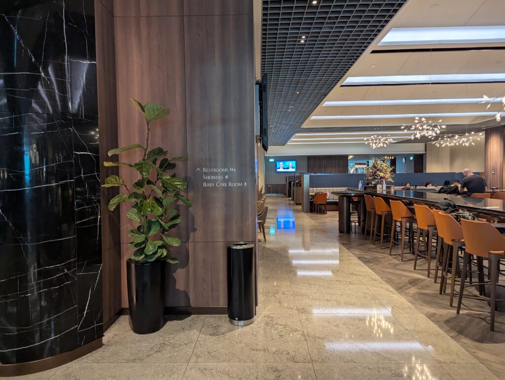 Singapore Airlines SilverKris Business Class Lounge Changi Terminal 3 Lounge Layout