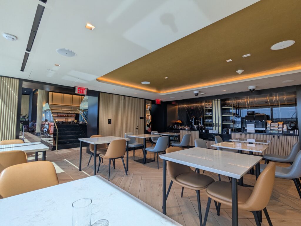 Ethad Lounge Dulles Buffet Area Seating