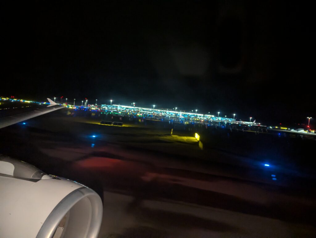 Swiss A320 Business Class Landing