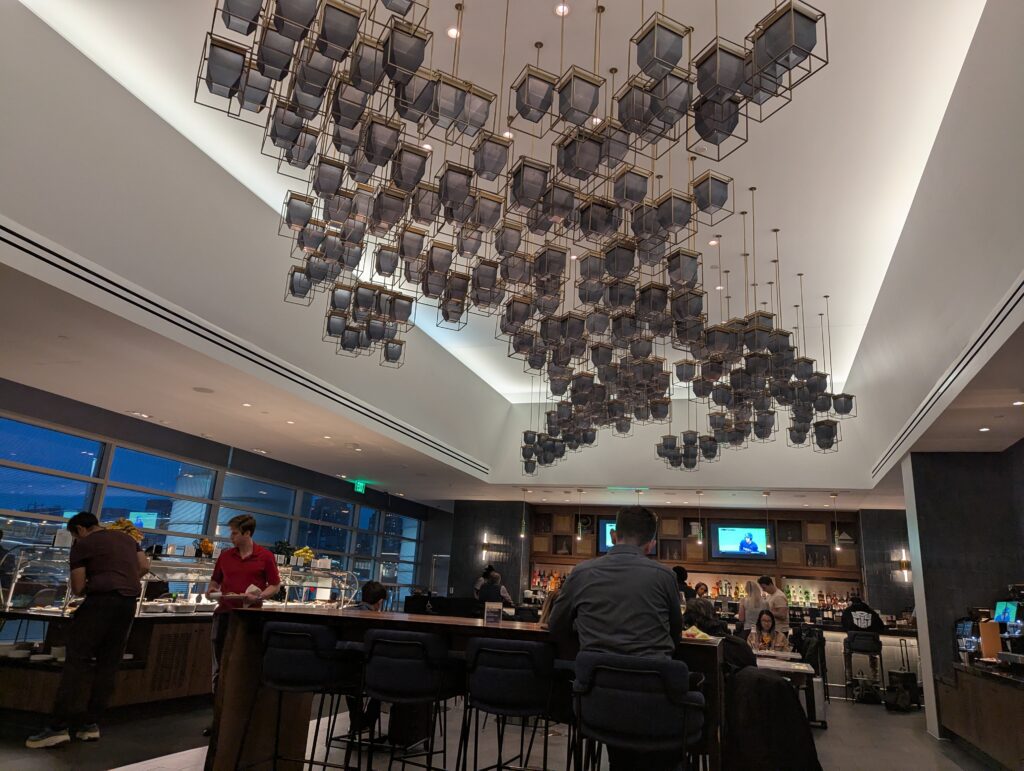 American Express Centurion DCA Washington National Bar Seating