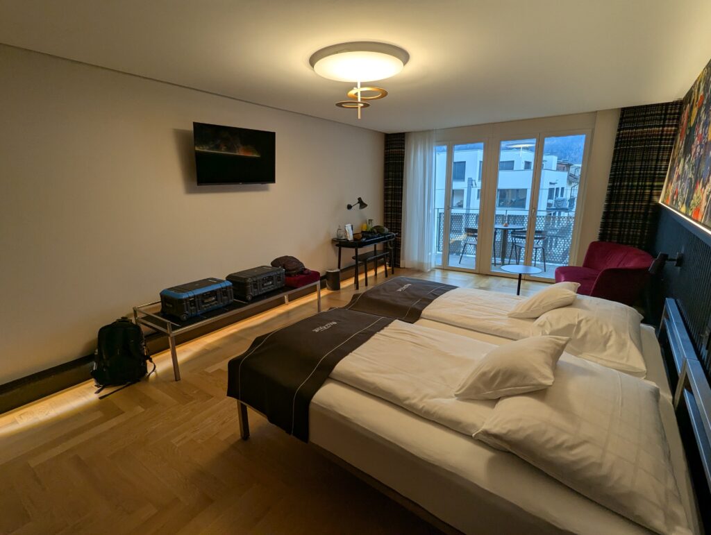 Hotel Bellevue Interlaken King Bed Room