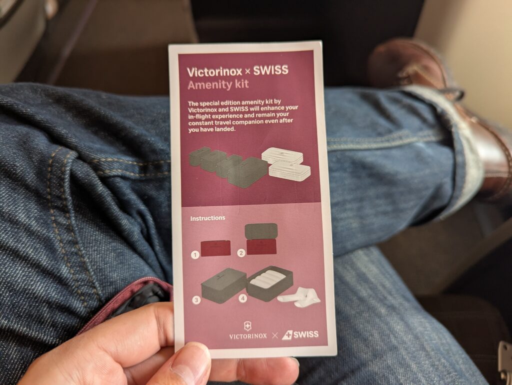 Swiss Air Lines A330 Business Class Amenity Kit