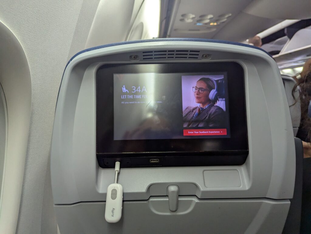 Delta 757-200 Main Economy Cabin Seats