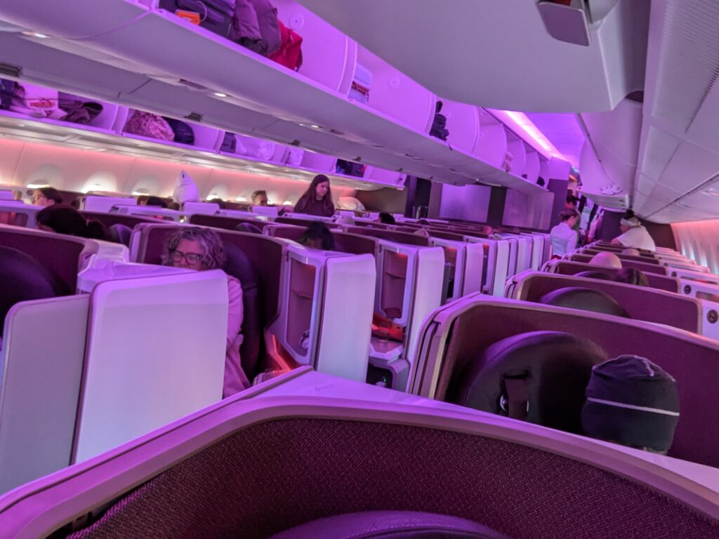 Virgin Atlantic A350-900 Upper Class Cabin