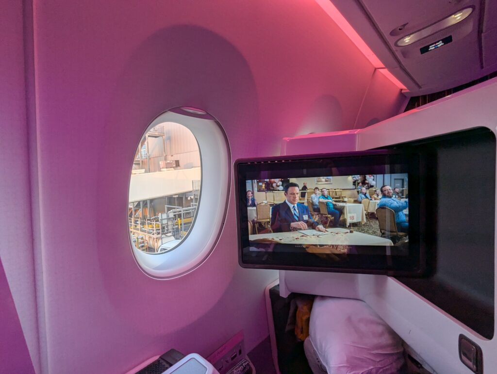Virgin Atlantic A350-900 Upper Class Seat View