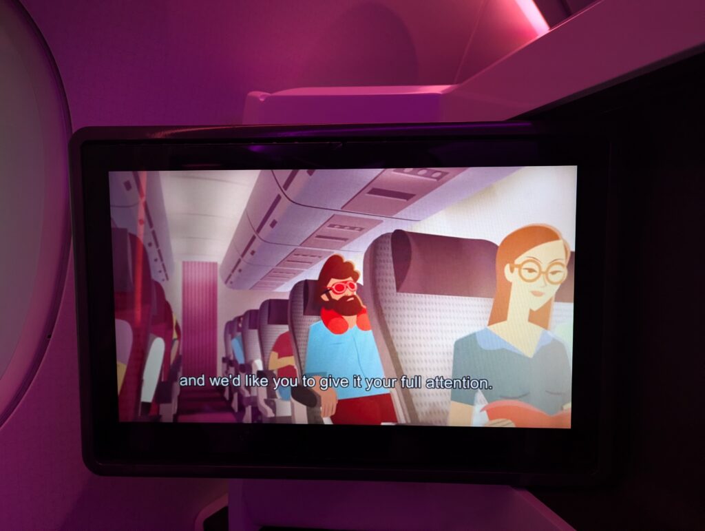 Virgin Atlantic A350-900 Safety Video