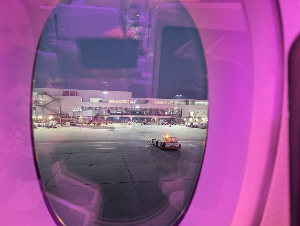 Virgin Atlantic A350-900 Upper Class Push Back