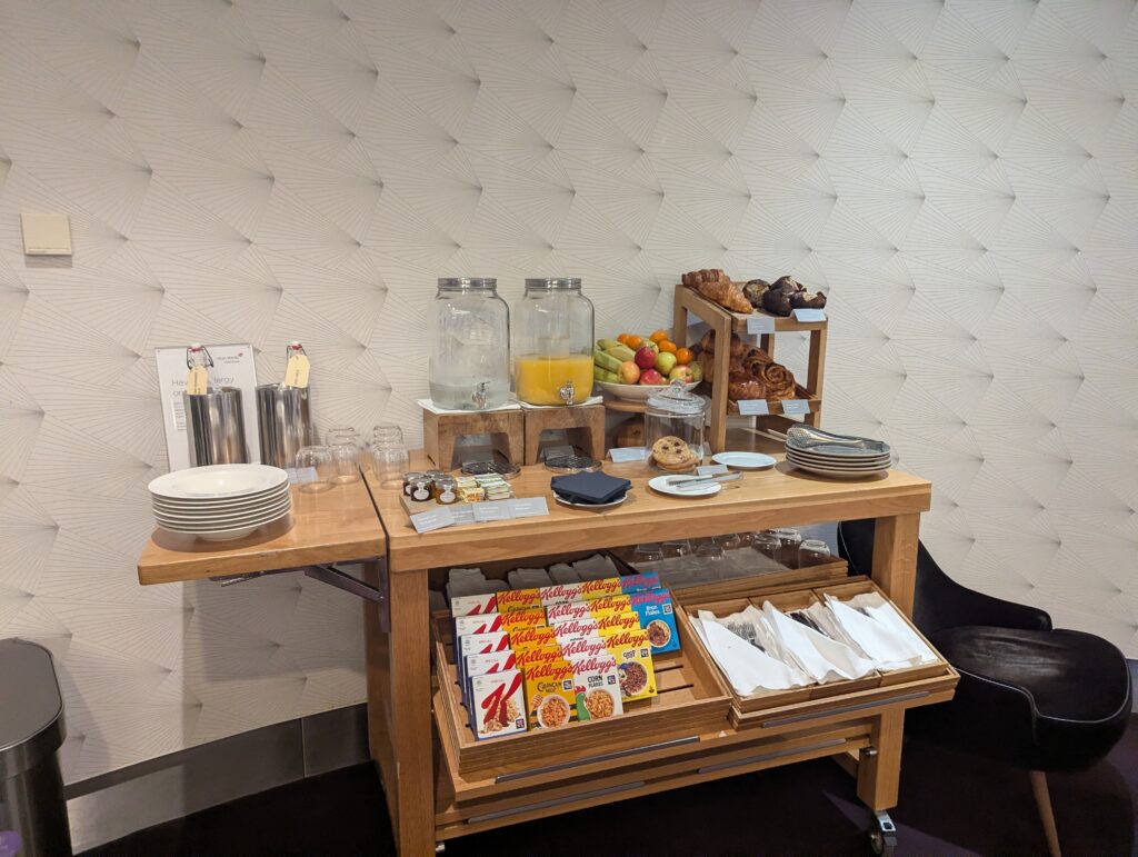 Virgin Atlantic Revivals Lounge LHR Breakfast Buffet
