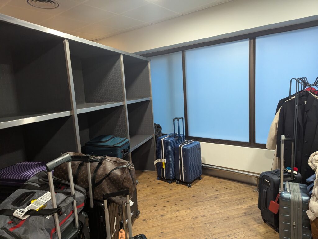 Virgin Atlantic Revivals Lounge LHR Luggage Storage