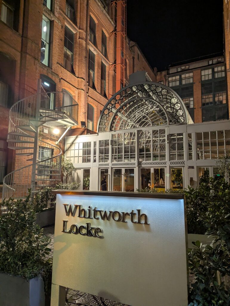 Whitworth Locke Manchester UK Entrance